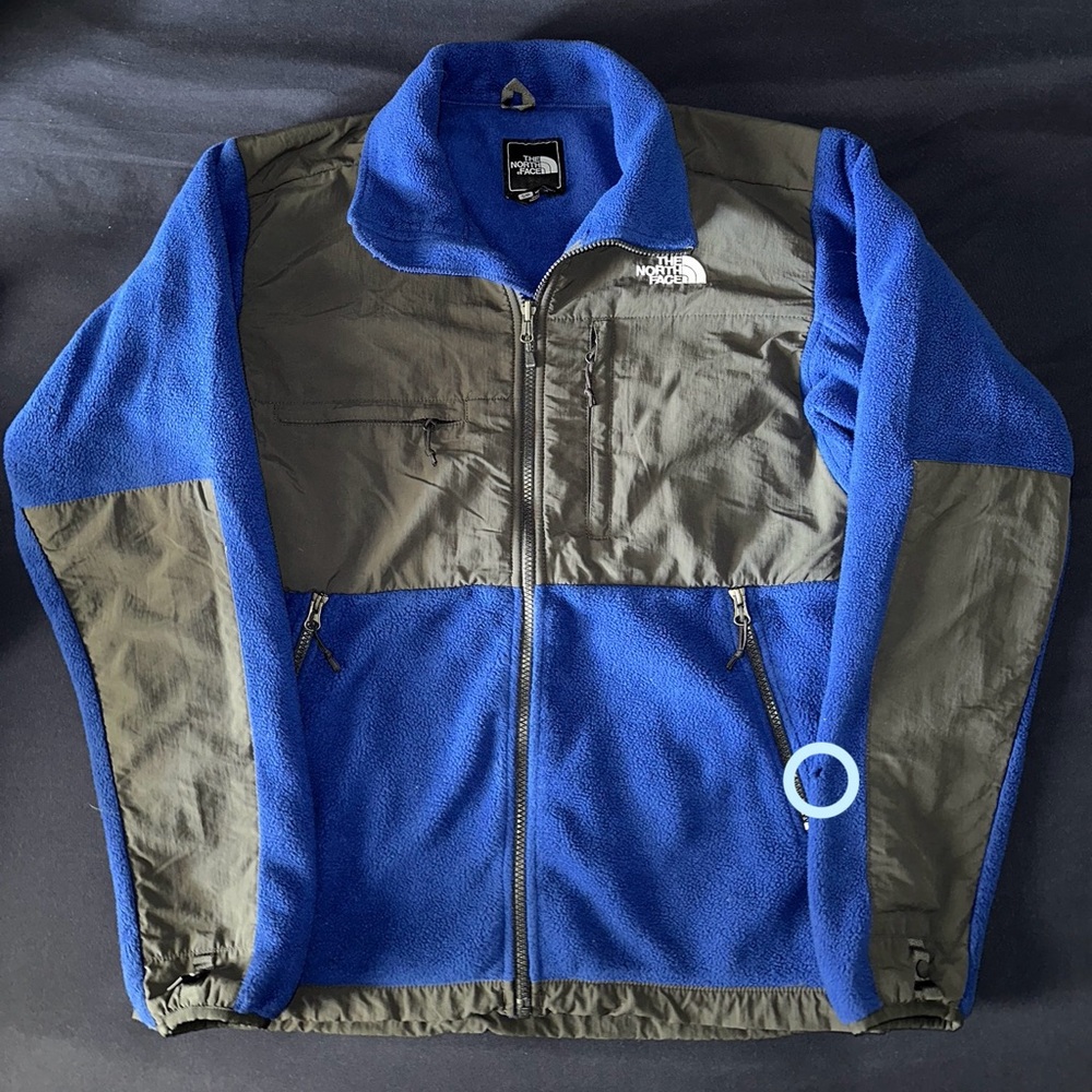 Men’s North Face Denali Jacket - Blue/Gray - Size Small